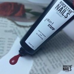 Paint & Stamp Gel - rot -...
